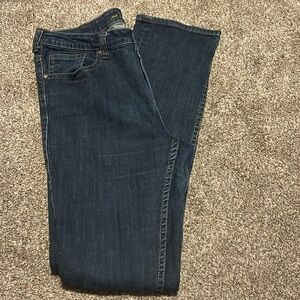 Cowgirl tuff “Just Tuff jeans” dark wash extra long‎